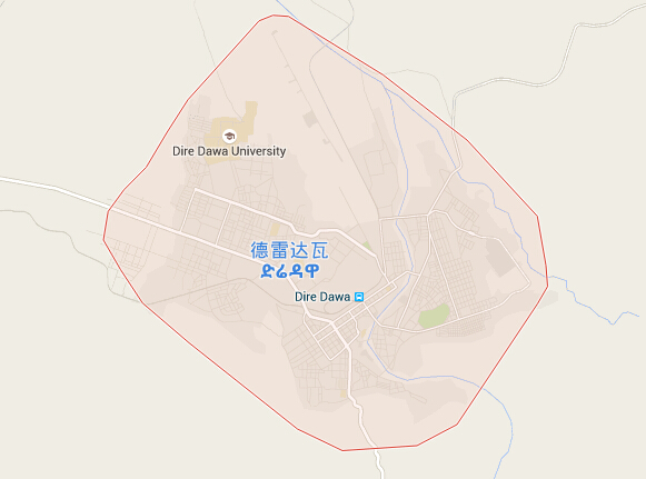 德雷達(dá)瓦地圖